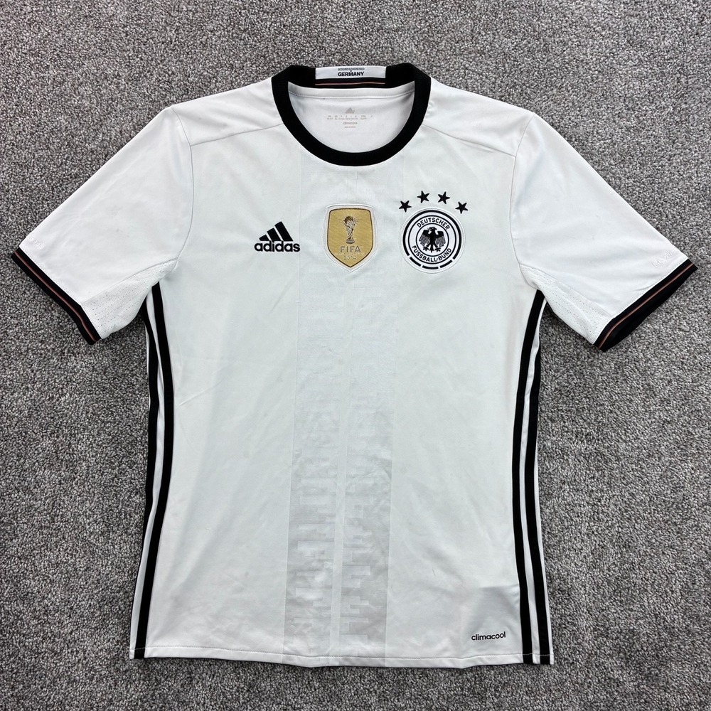 Adidas Germany 2014 World Cup Jersey FIFA Soccer Shirt Youth XL White Home